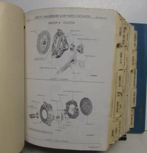 1970 1971 Mopar Parts Book Plymouth Dodge Cuda Challenger R/T GTX Road Runner