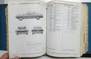 1972 Mopar Parts Book Chrysler Plymouth Dodge Cuda Challenger GTX Road Runner