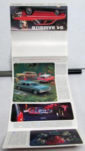 1964 AMC Rambler Ambassador Classic American Sales Brochure MAILER Original