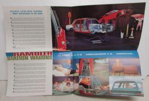 1964 AMC Rambler Station Wagons Color Sales Brochure Classic Ambassador American
