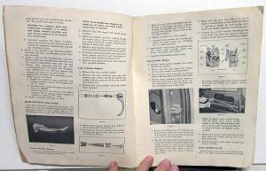 1952 Chevrolet Truck Service Shop Manual Supplement Full Line Updates