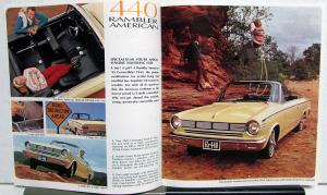 1965 AMC Rambler American 440H 440 220 Wagon Sales Brochure Original