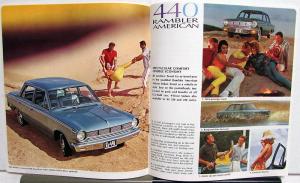 1965 AMC Rambler American 440H 440 220 Wagon Sales Brochure Original