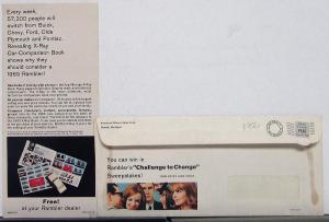 1965 AMC Rambler Challenge to Change Sweepstakes Folder and Envelope Origina