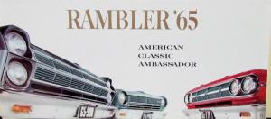 1965 Rambler American Classic Ambassador English French German Sales Brochure
