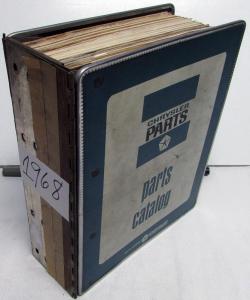 1968 Chrysler Mopar Parts Book Plymouth Dodge Charger Coronet RT GTX Road Runner
