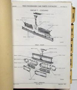 1968 Chrysler Mopar Parts Book Plymouth Dodge Charger Coronet RT GTX Road Runner