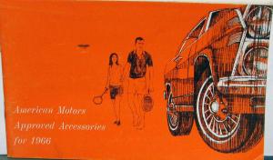 1966 AMC Rambler Ambassador Marlin Classic American Accessories Sales Brochure