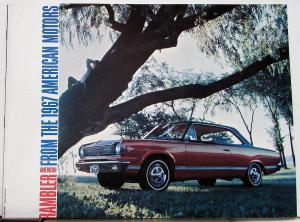 1967 AMC Rambler Rebel and American Duo Covers American Motors Sales Brochure