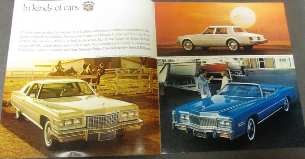 1975 Cadillac Fleetwood Eldorado DeVille Limousine Dealer Sales Brochure