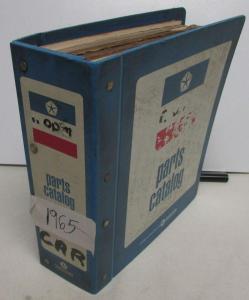 1965 Chrysler Mopar Parts Book Manual Plymouth Dodge Imperial Coronet Satellite