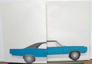 1967 AMC American Rebel Ambassador Marlin X Ray Comparison Sales Brochure Orig