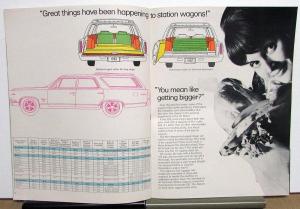 1967 AMC American Rebel Ambassador Marlin X Ray Comparison Sales Brochure Orig