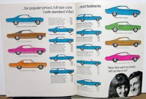 1967 AMC American Rebel Ambassador Marlin X Ray Comparison Sales Brochure Orig