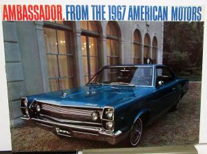 1967 AMC Ambassador DPL 990 880 Marlin Wagon American Motors Sales Brochure