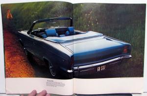 1968 AMC Javelin Rebel American Ambassador AMX American Motors Sales Brochure