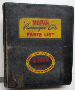 1939 1953 1954 Chrysler Mopar Parts Book Manual Plymouth Dodge Imperial Desoto