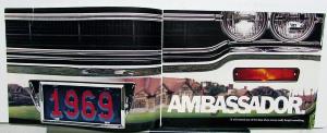 1969 AMC Ambassador AMX Javelin Rebel Rambler American Motors Sales Brochure