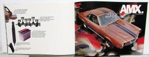 1969 AMC Ambassador AMX Javelin Rebel Rambler American Motors Sales Brochure
