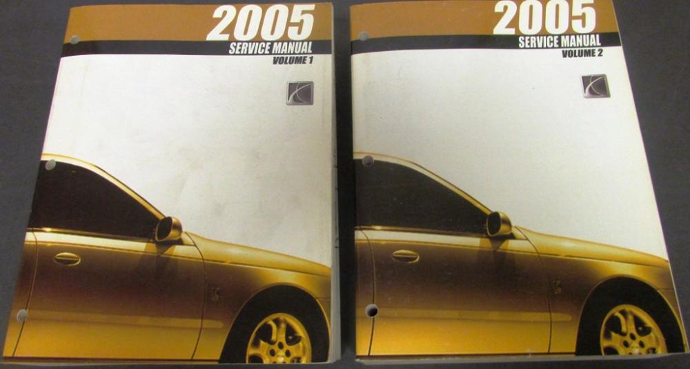 2005 Saturn L-Series Dealer Service Shop Repair Manual Set Original Maintenance