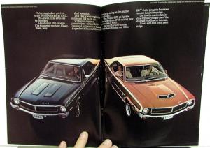 1970 AMC Hornet Rebel Ambassador Javelin AMX American Motors Sales Brochure Orig