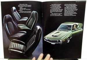 1970 AMC Hornet Rebel Ambassador Javelin AMX American Motors Sales Brochure Orig
