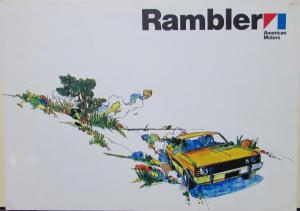 1971 American Motors Rambler Hornet Finnish Text Europe Market Sales Brochure