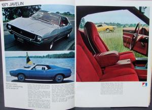 1971 Gremlin Hornet Matador Javelin AMX American Motors AMC Sale Brochure