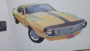 1971 AMC Gremlin Sportabout Hornet Javelin Matador Ambassador Sale Brochure Orig