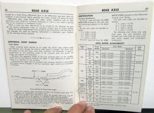 1972 American Motors Hornet Matador Gremlin Javelin Ambassador Data Book Specs