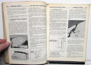 1960 Buick Dealer Body Service Shop Manual Le Sabre Invicta Electra Original