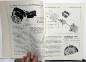 Original 1959 Buick Dealer Body Service Shop Manual Le Sabre Invicta Electra