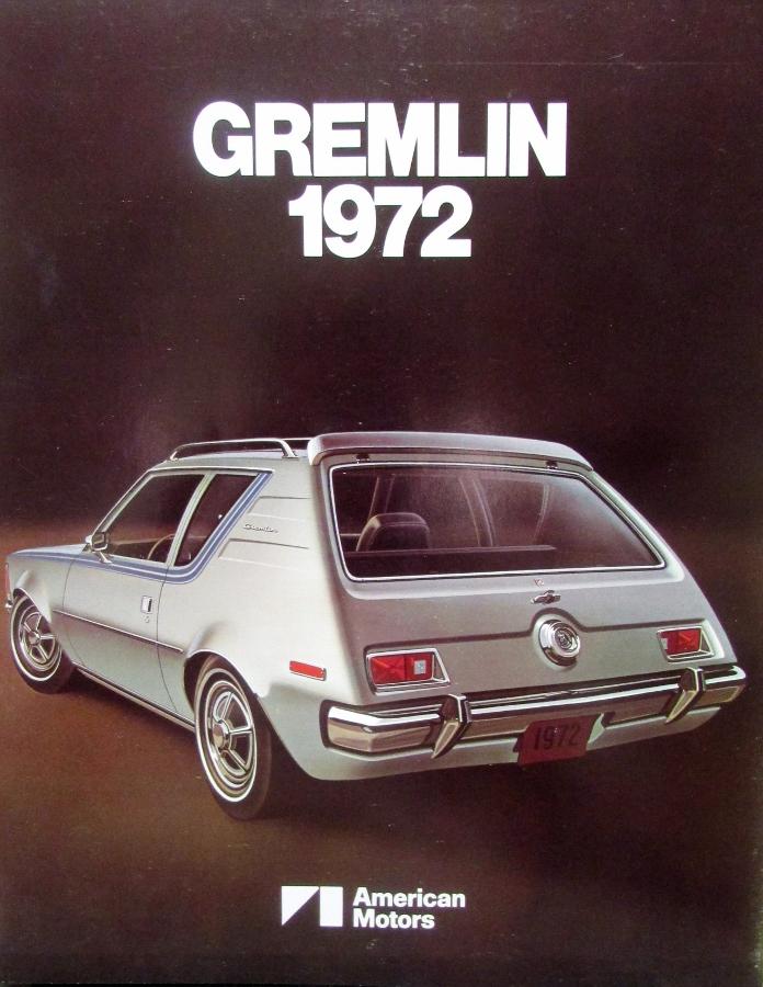 NOS 1972 American Motors Gremlin Color Sales Brochure Folder