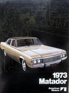 1973 American Motors Matador Color Sales Brochure Folder