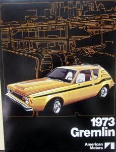 1973 American Motors Gremlin Sales Brochure Folder Original