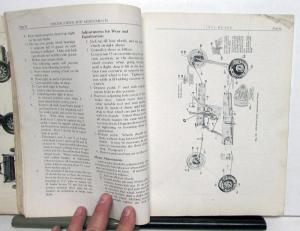 Original 1931 Buick Shop Manual Series 50 60 80 90 Specifications & Adjustments