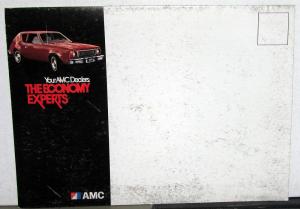 1974 AMC Gremlin & Matador Color Sales Brochure MAILER Original