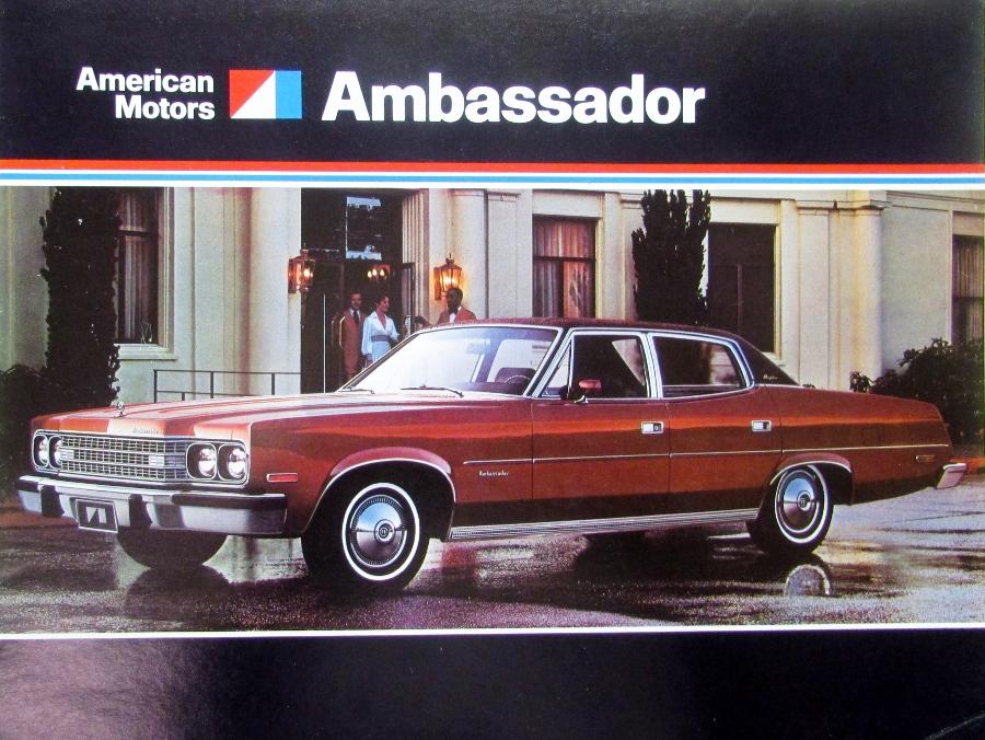 1974 AMC Ambassador Military Personnel American Motors Sales Brochure Original