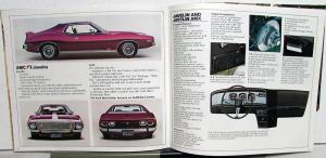 1974 AMC Gremlin Hornet Javelin AMX Matador Ambassador Full Line Sale Brochure