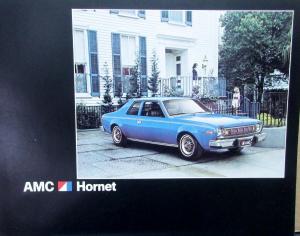 1976 AMC Hornet Dutch Dealership Color Sales Brochure Folder Original