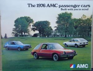1976 AMC Passenger Cars Sales Brochure Gremlin Matador Pacer Hornet