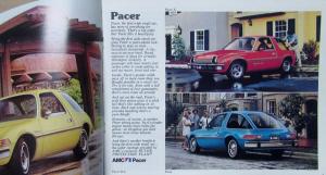 1976 AMC Passenger Cars Sales Brochure Gremlin Matador Pacer Hornet
