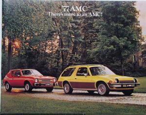 1977 AMC Pacer Gremlin Hornet Matador Station Wagons Sales Brochure Original