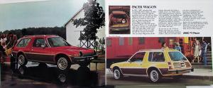 1977 AMC Pacer Gremlin Hornet Matador Station Wagons Sales Brochure Original