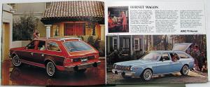 1977 AMC Pacer Gremlin Hornet Matador Station Wagons Sales Brochure Original