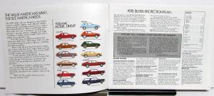 1978 AMC Concord Pacer Gremlin AMX Matador Color Sales Brochure 2nd Edition