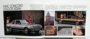 1978 AMC Concord Pacer Gremlin AMX Matador Color Sales Brochure 2nd Edition