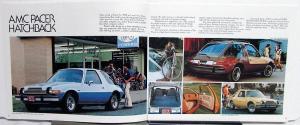 1978 AMC Concord Pacer Gremlin AMX Matador Color Sales Brochure 2nd Edition