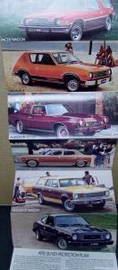 1978 AMC Concord Pacer Gremlin AMX Matador Color Sales Brochure Leaflet