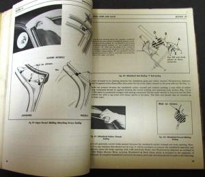 1950 Oldsmobile 98 Series Dealer Service Shop Manual Supplement Waterleak Repair